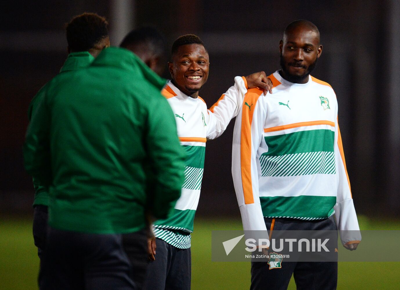 Côte d’Ivoire national football team holds training session