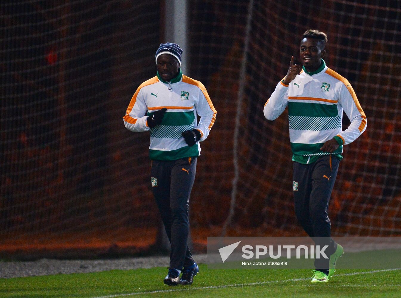 Côte d’Ivoire national football team holds training session