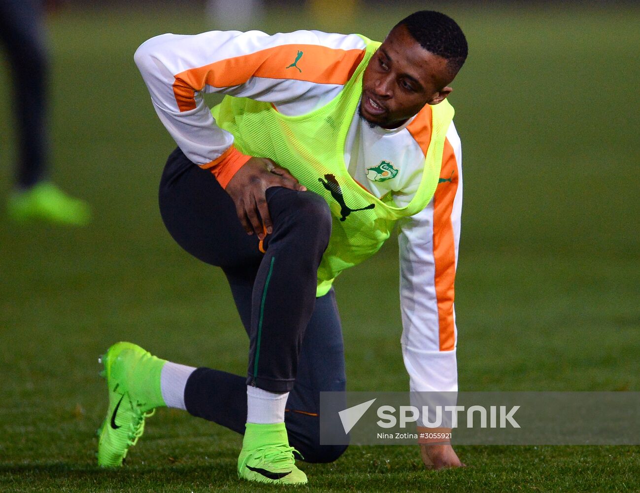 Côte d’Ivoire national football team holds training session