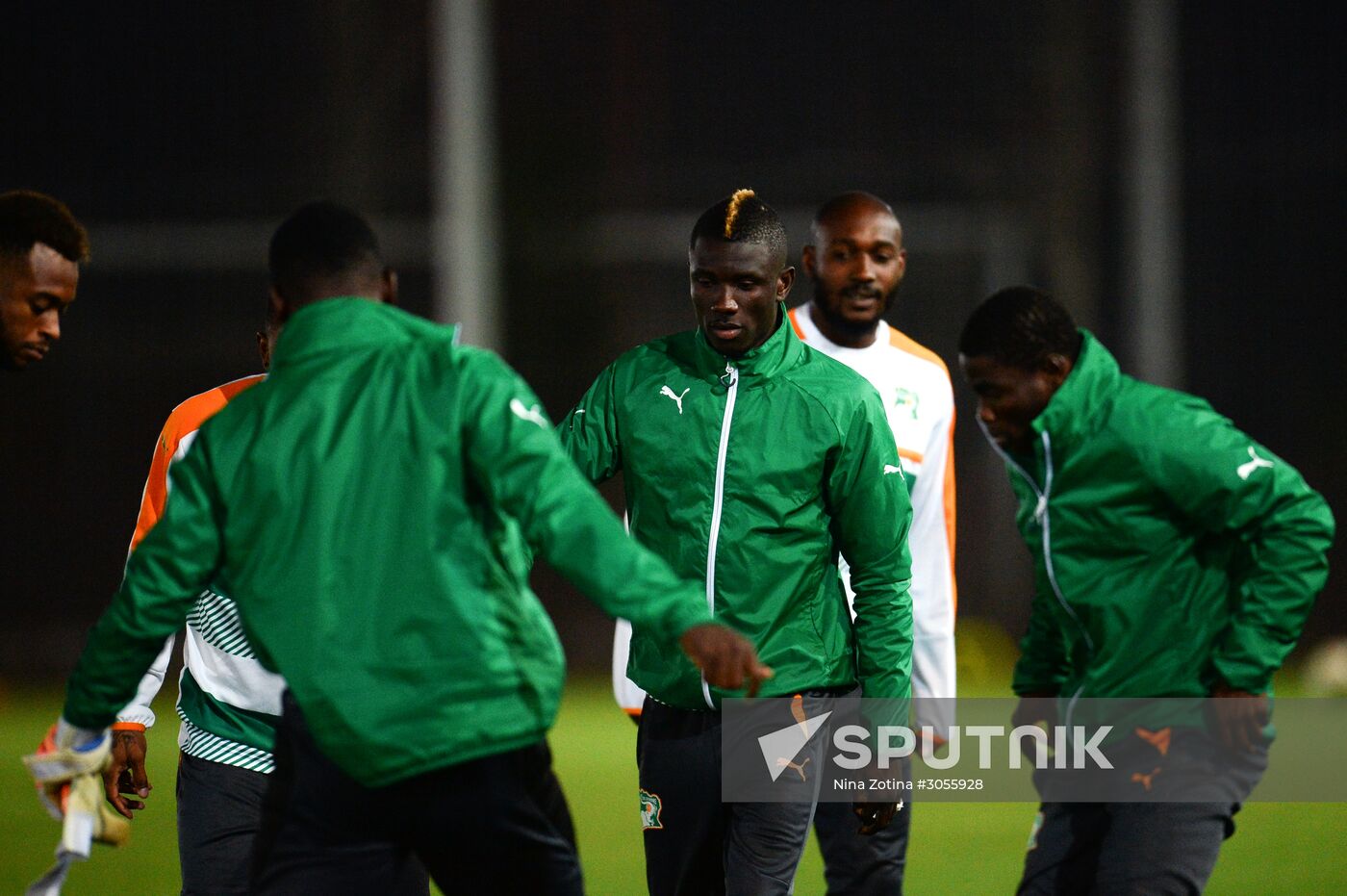 Côte d’Ivoire national football team holds training session