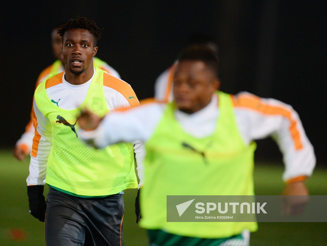 Côte d’Ivoire national football team holds training session