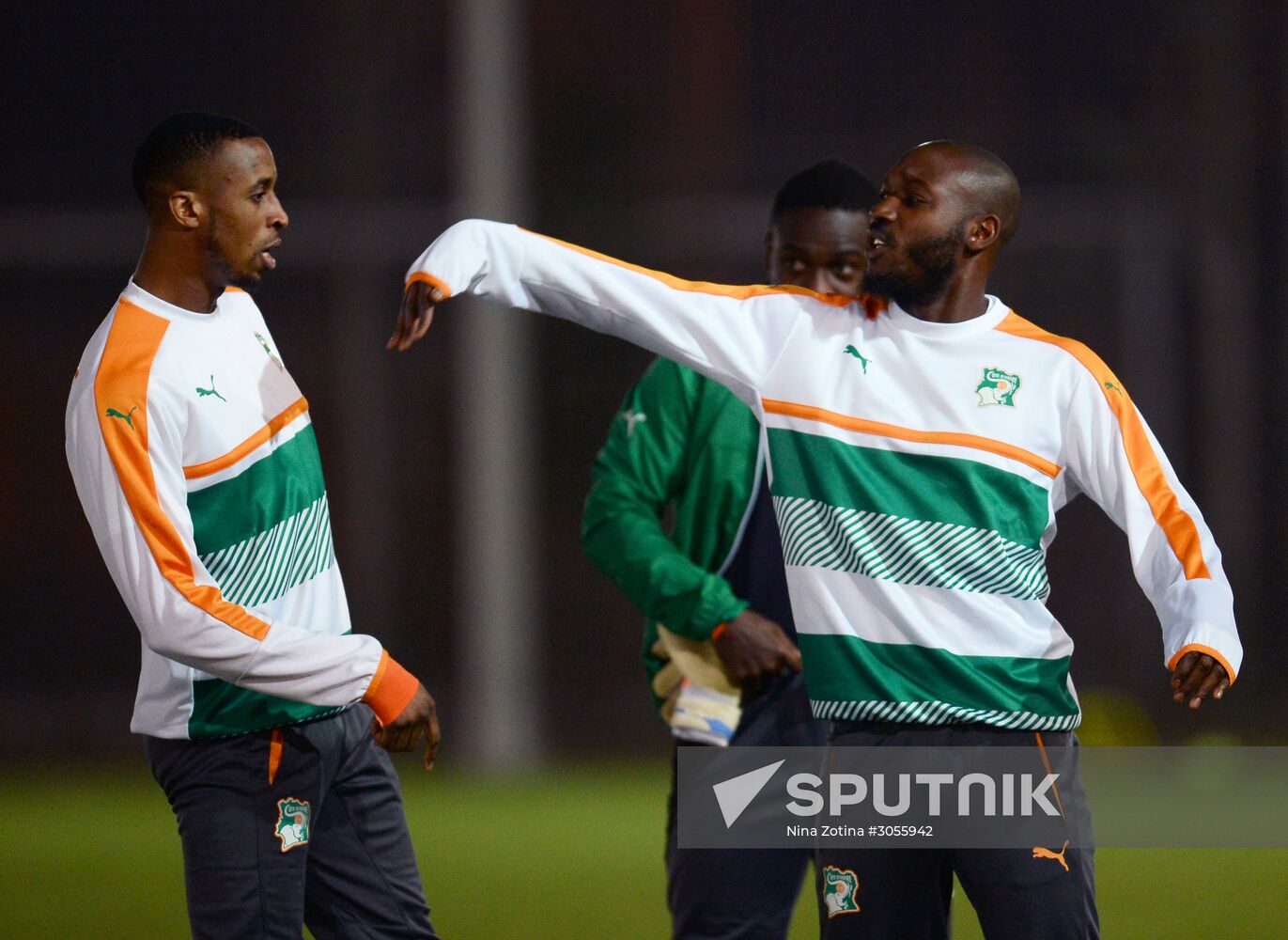 Côte d’Ivoire national football team holds training session