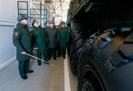 Defense Minister Shoigu's working trip to Novosibirsk