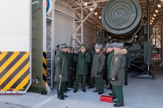Defense Minister Shoigu's working trip to Novosibirsk