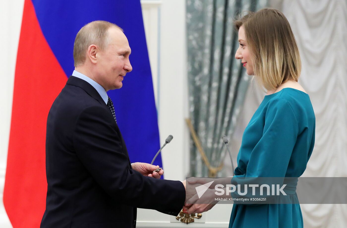 President Vladimir Putin distributes 2016 presidential awards for art for children and young people