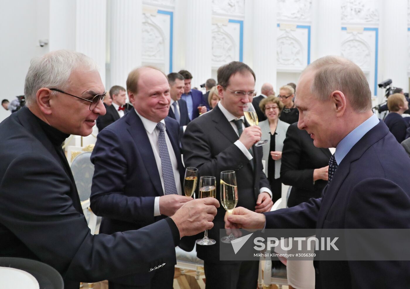 President Vladimir Putin distributes 2016 presidential awards for art for children and young people