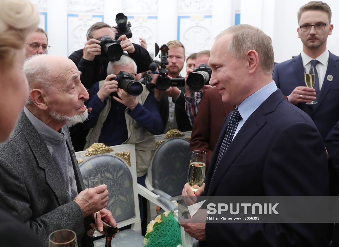 President Vladimir Putin distributes 2016 presidential awards for art for children and young people