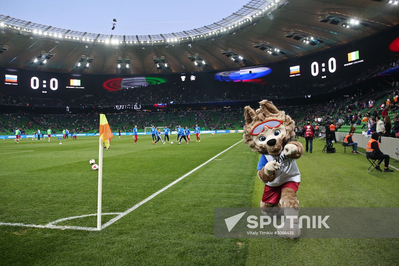Football friendly Russia vs. Côte d’Ivoire