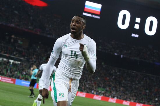 Football friendly Russia vs. Côte d’Ivoire