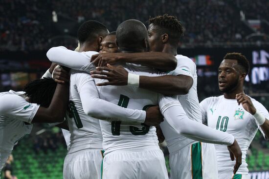 Football friendly Russia vs. Côte d’Ivoire