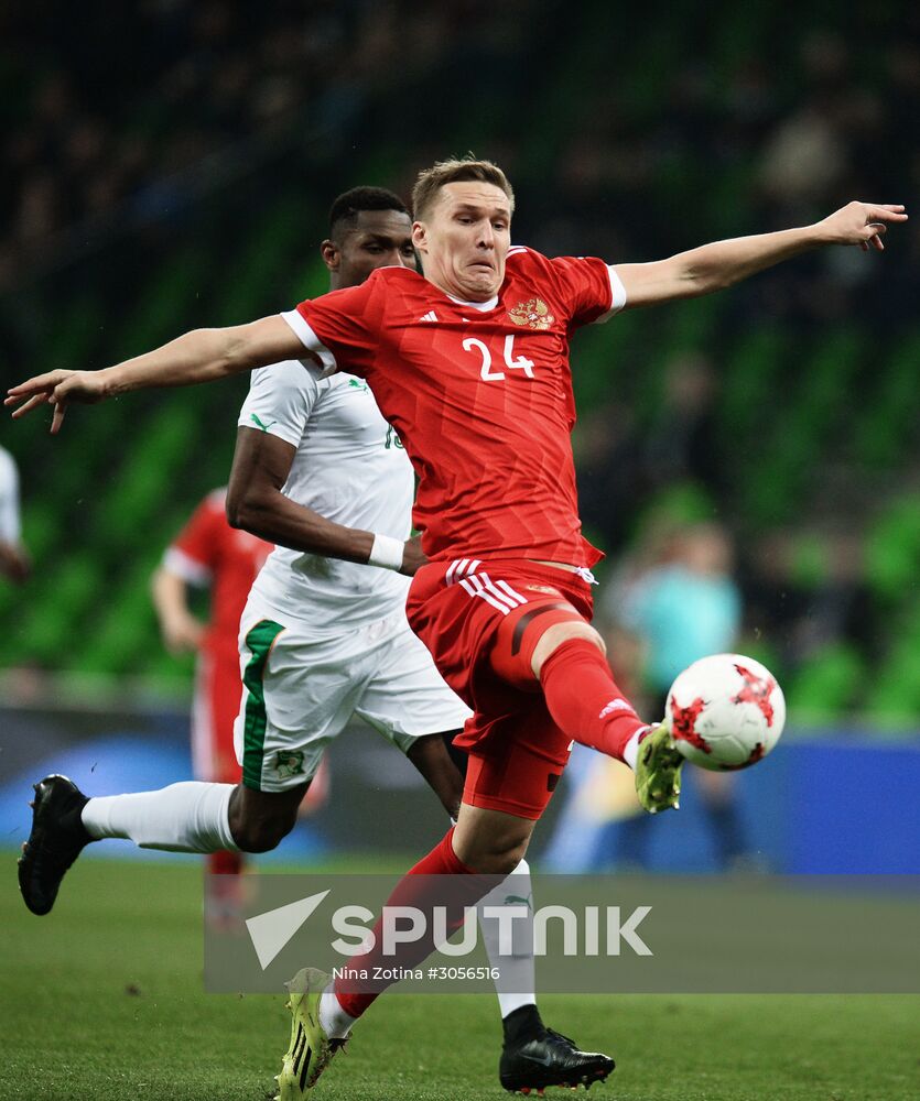 Football friendly Russia vs. Côte d’Ivoire