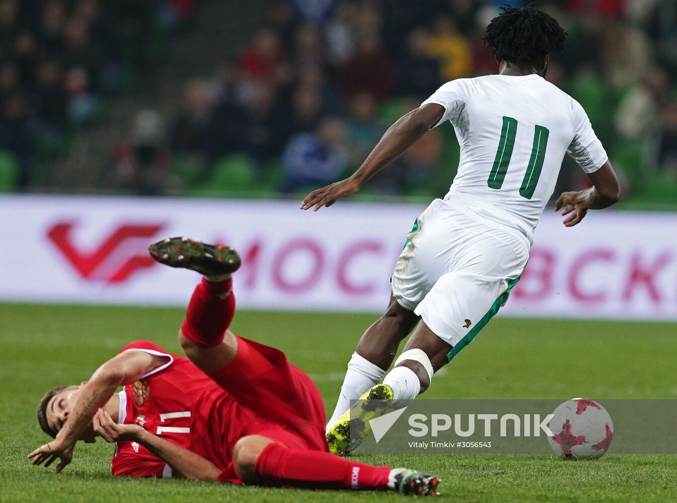 Football friendly Russia vs. Côte d’Ivoire