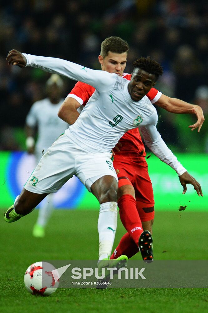 Football friendly Russia vs. Côte d’Ivoire