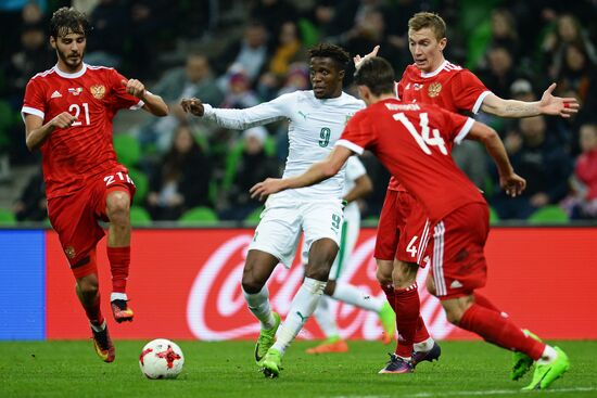 Football friendly Russia vs. Côte d’Ivoire