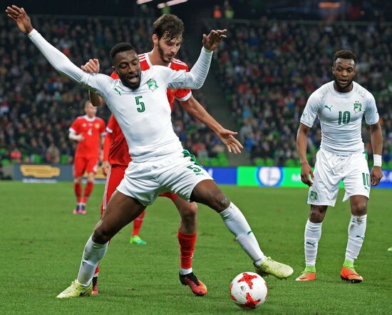 Football friendly Russia vs. Côte d’Ivoire