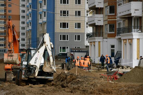 Microdistrict constructed for servicemen