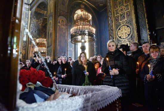 Farewell ceremony for former State Duma member Denis Voronenkov in Kiev