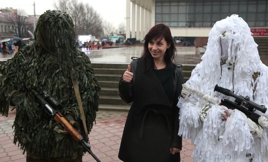 First anniversary of Russian National Guard in Simferopol