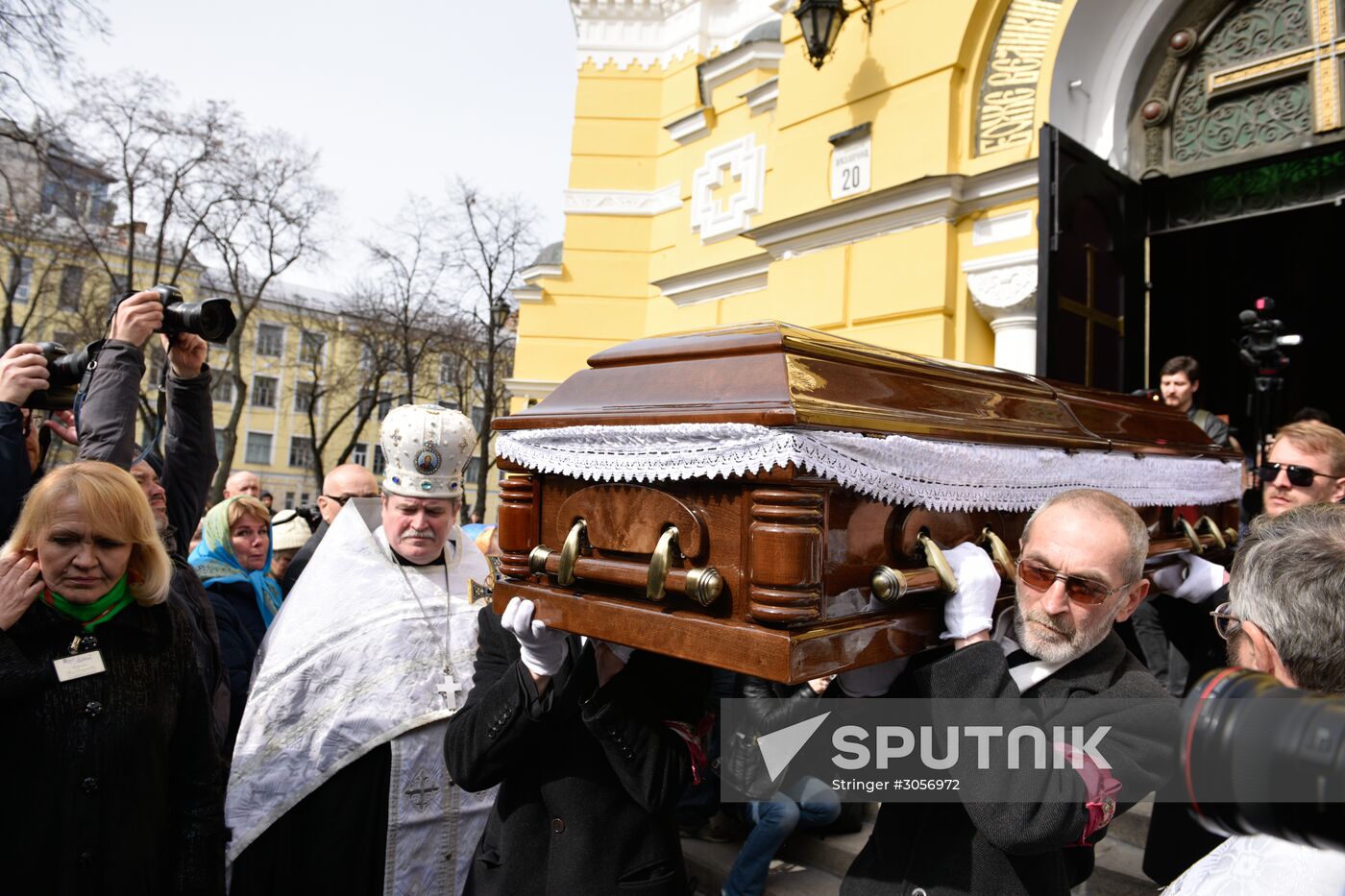 Farewell ceremony for former State Duma member Denis Voronenkov in Kiev