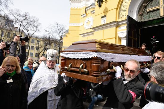 Farewell ceremony for former State Duma member Denis Voronenkov in Kiev