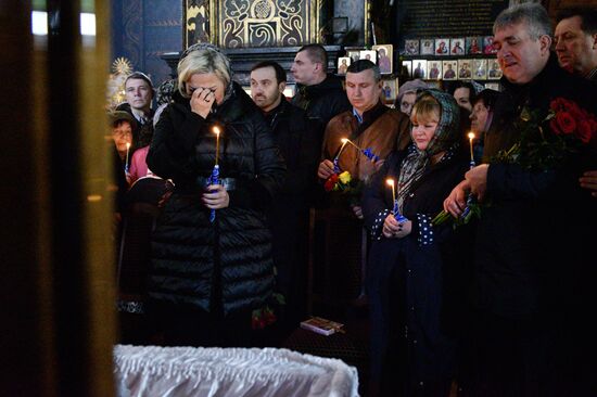 Farewell ceremony for former State Duma deputy Denis Voronenkov in Kiev
