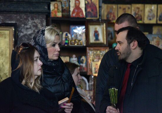 Farewell ceremony for former State Duma member Denis Voronenkov in Kiev