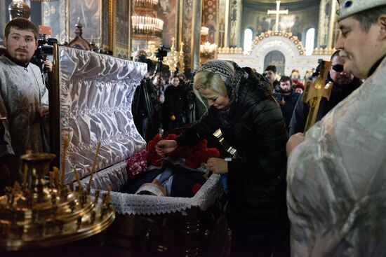 Farewell ceremony for former State Duma member Denis Voronenkov in Kiev