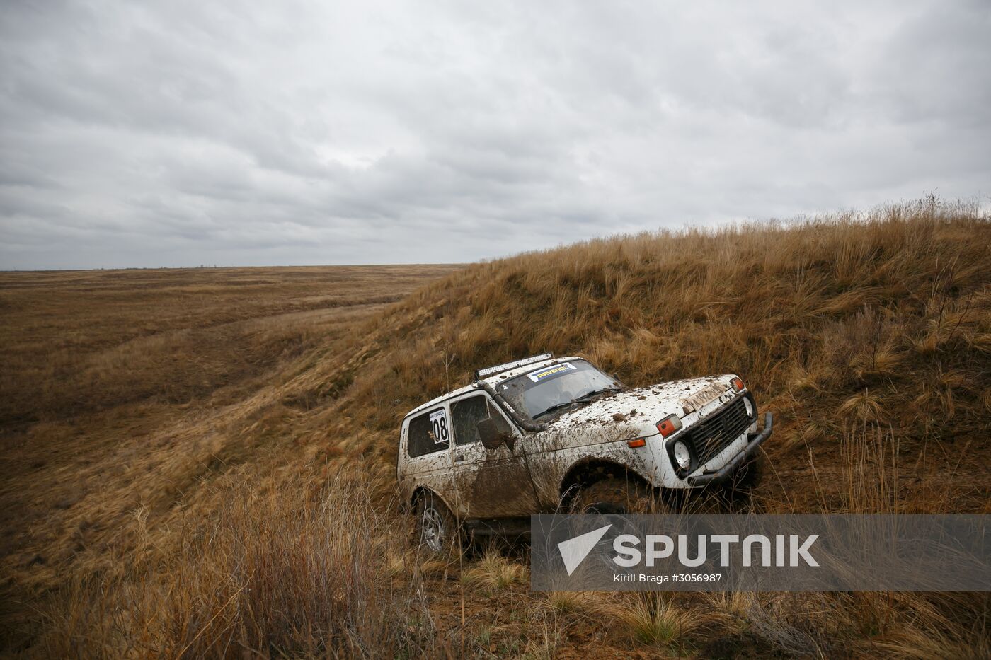 Offroader race in Volgograd Region
