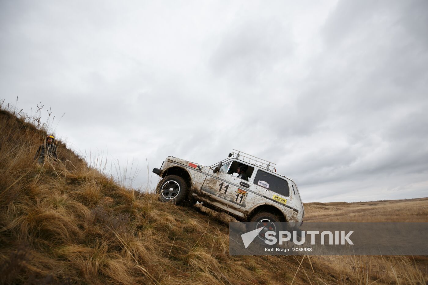 Offroader race in Volgograd Region