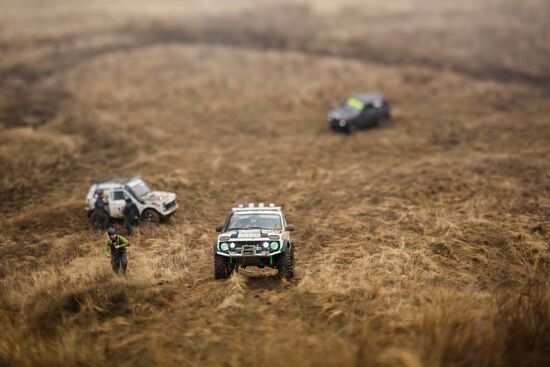 Offroader race in Volgograd Region