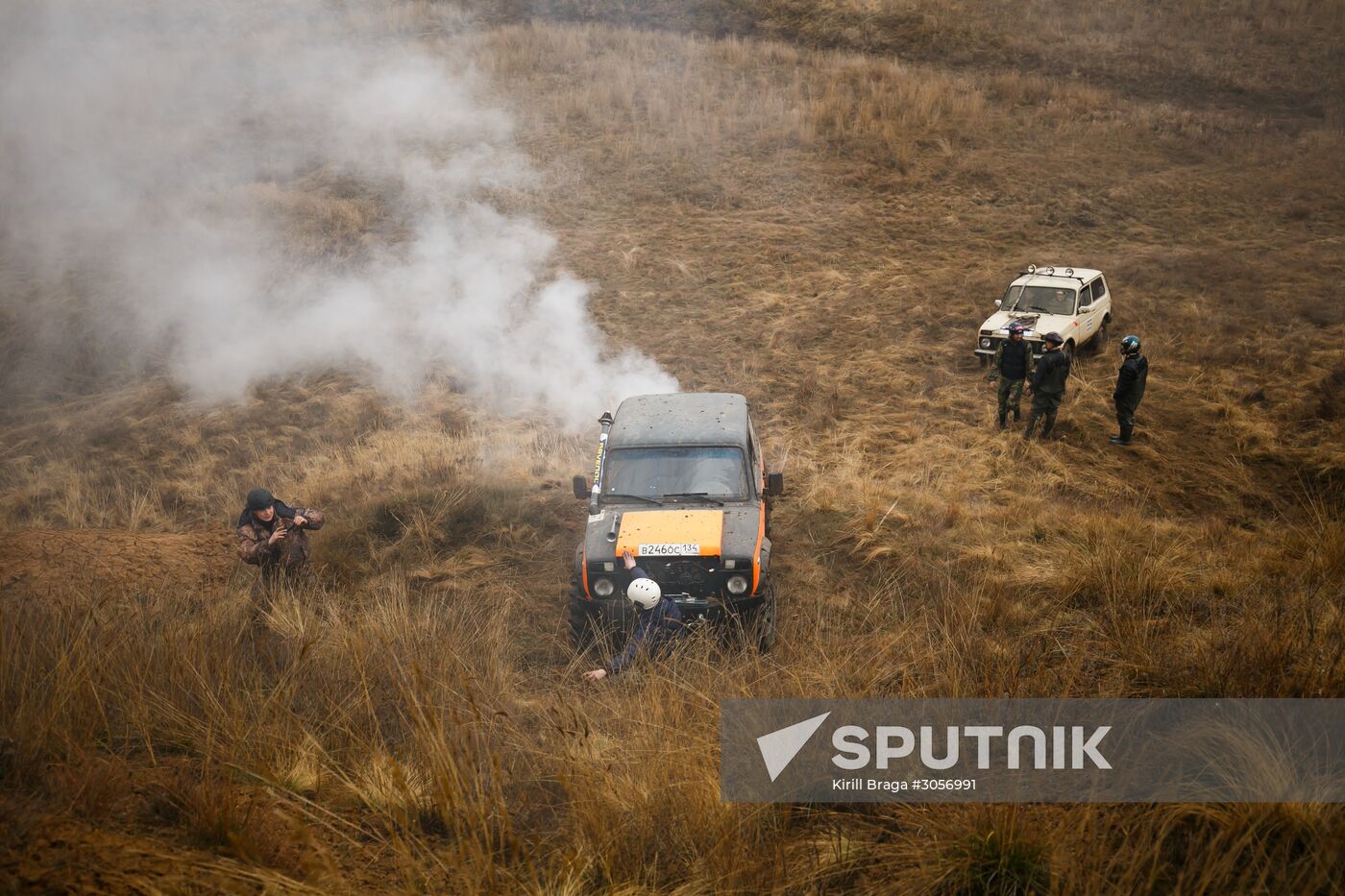 Offroader race in Volgograd Region