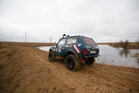 Offroader race in Volgograd Region