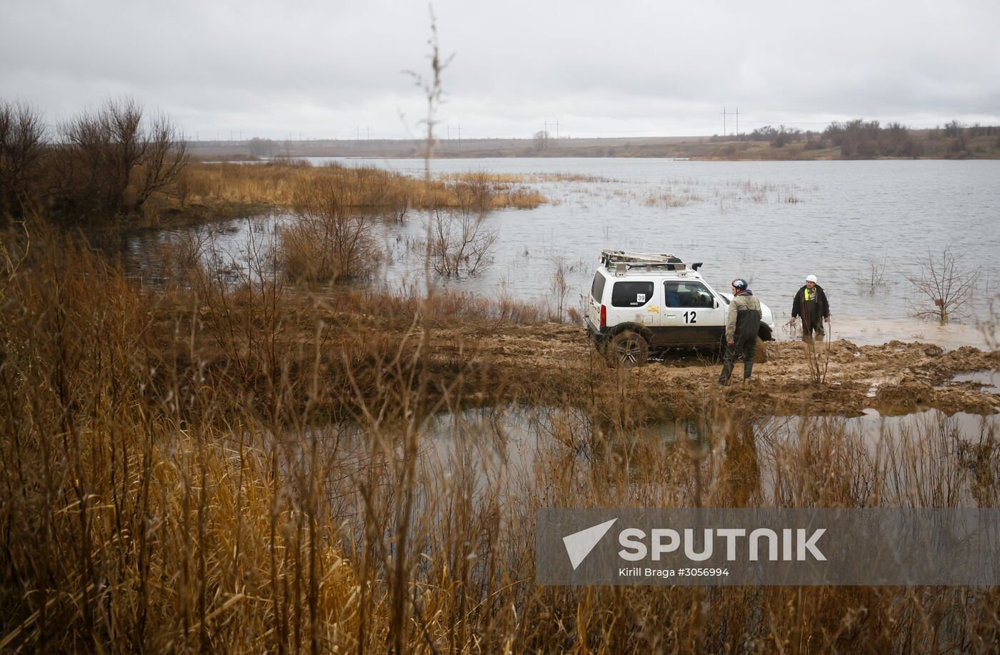 Offroader race in Volgograd Region