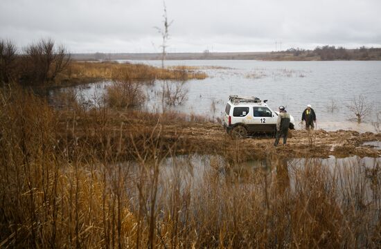 Offroader race in Volgograd Region