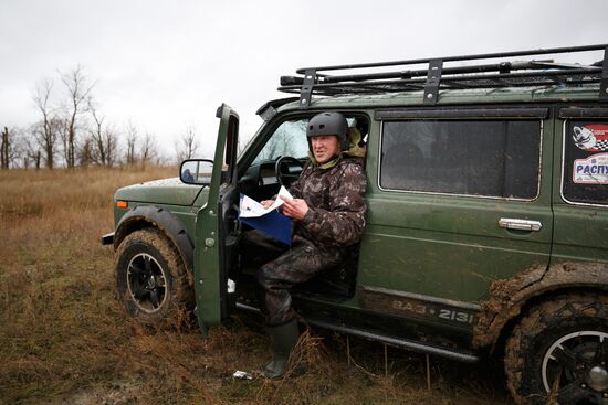 Offroader race in Volgograd Region