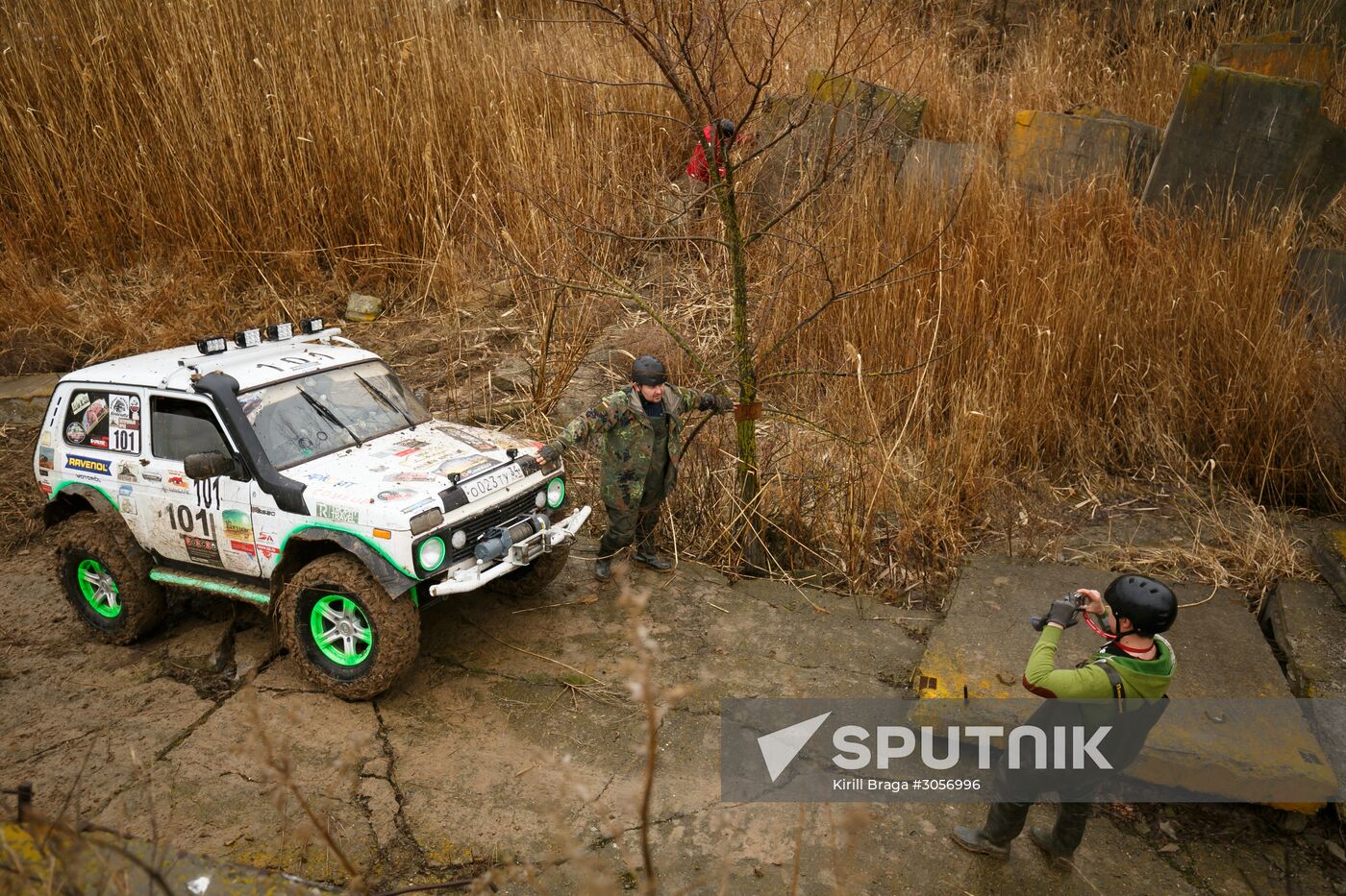 Offroader race in Volgograd Region
