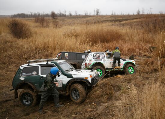 Offroader race in Volgograd Region