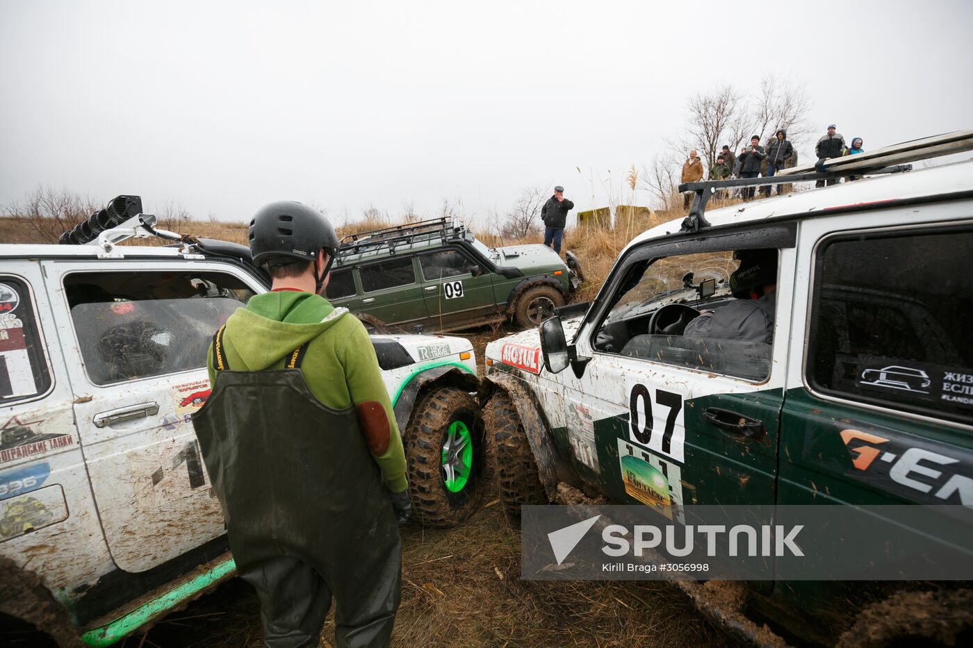 Offroader race in Volgograd Region