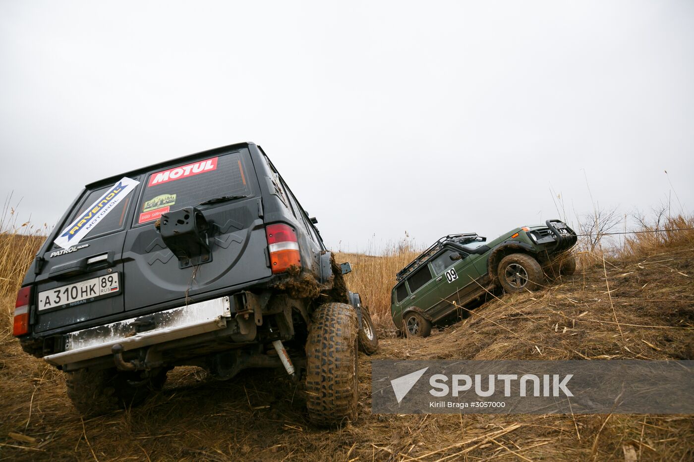 Offroader race in Volgograd Region