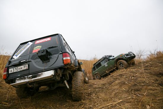 Offroader race in Volgograd Region