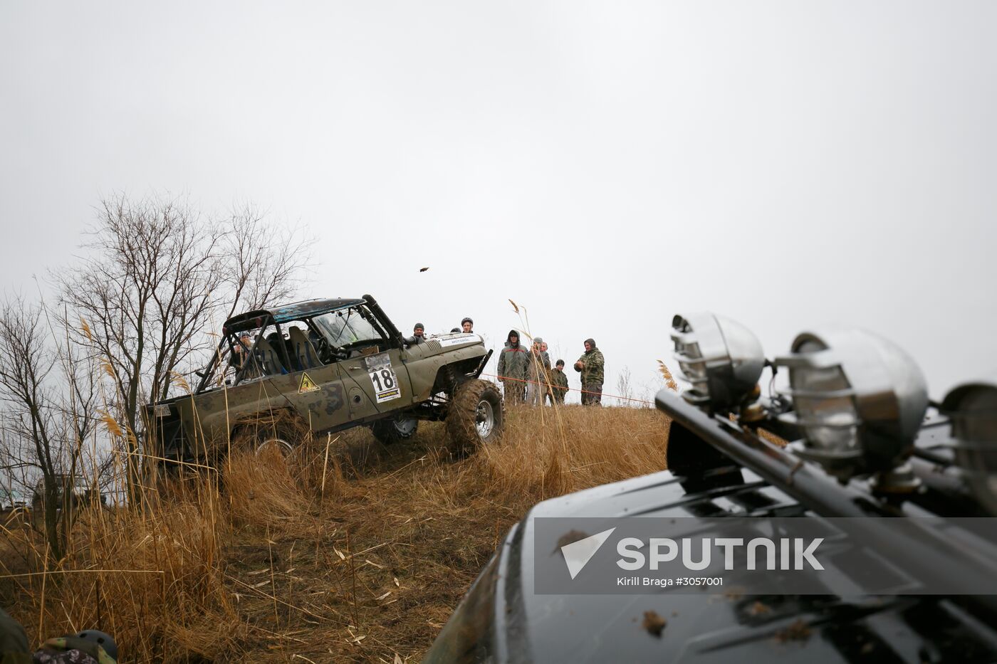 Offroader race in Volgograd Region