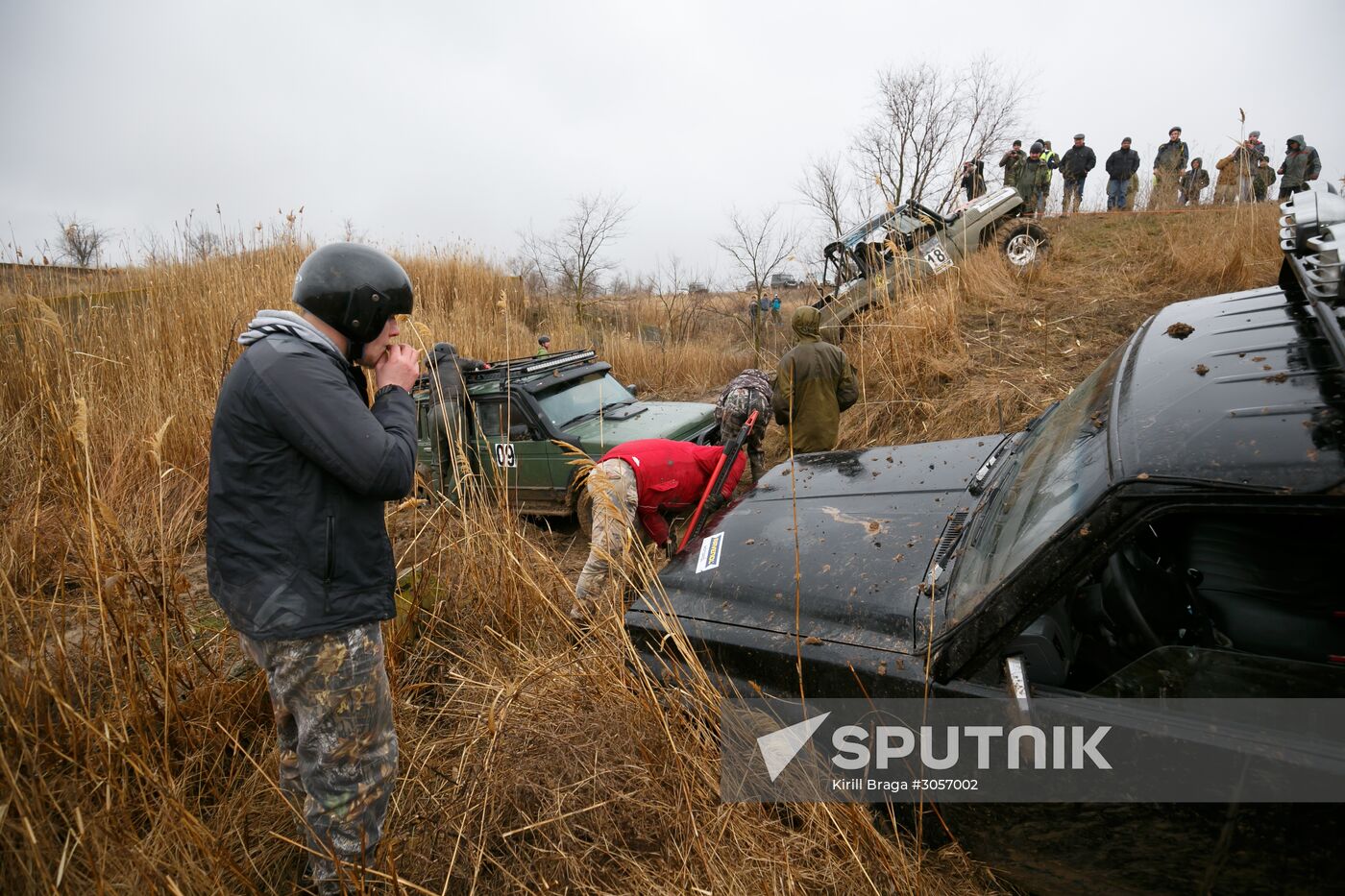 Offroader race in Volgograd Region