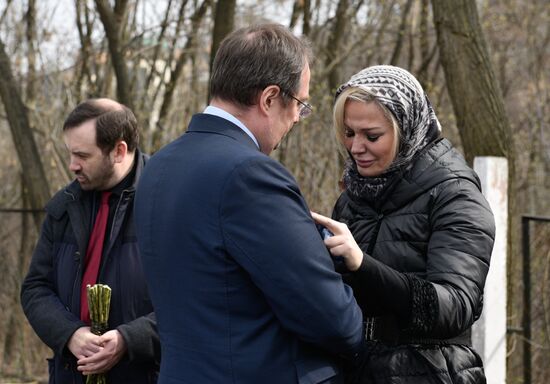 Farewell ceremony for former State Duma deputy Denis Voronenkov in Kiev