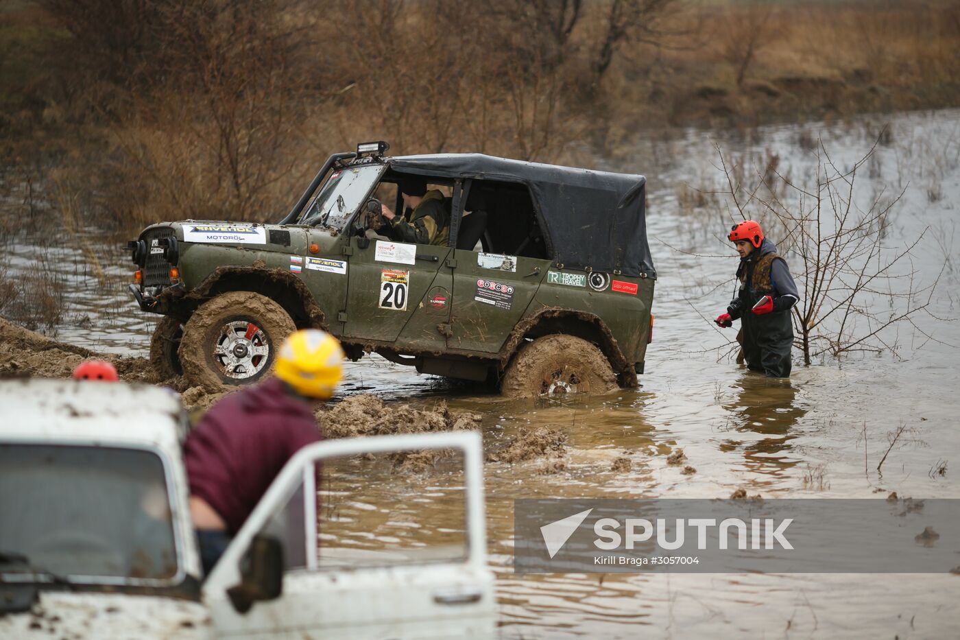 Offroader race in Volgograd Region