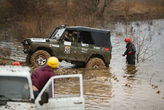 Offroader race in Volgograd Region