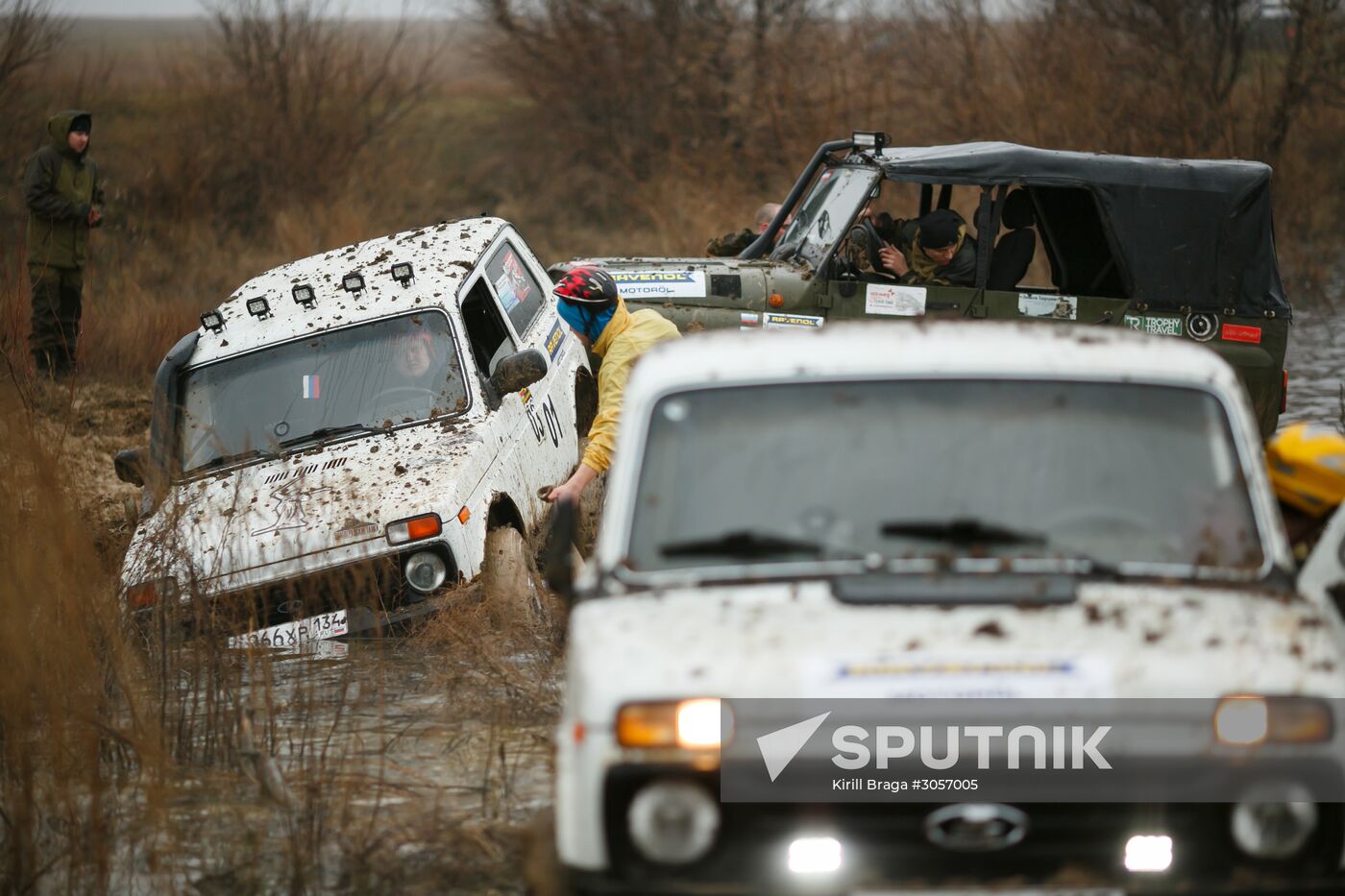 Offroader race in Volgograd Region