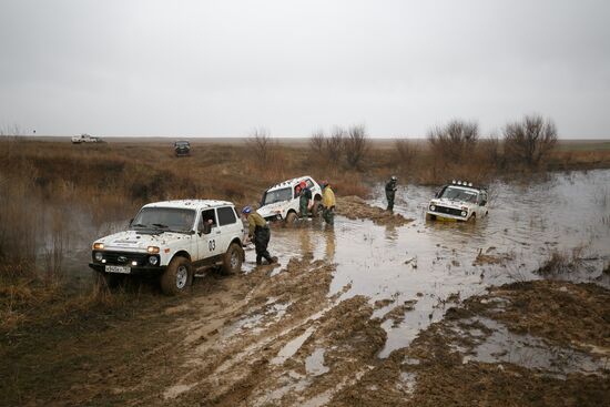 Offroad-car race in Volgograd Region