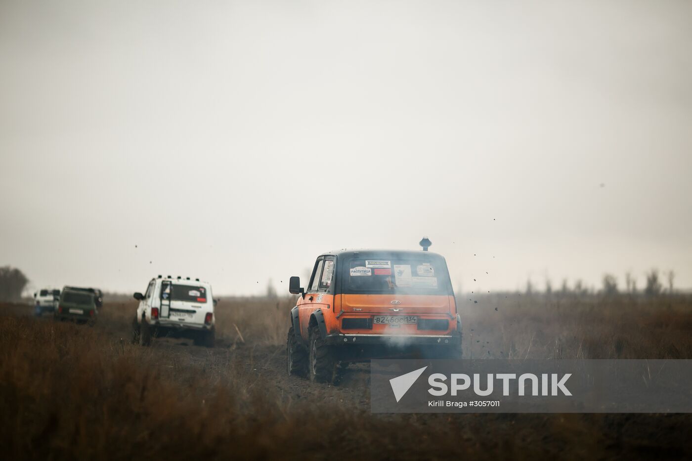 Offroader race in Volgograd Region