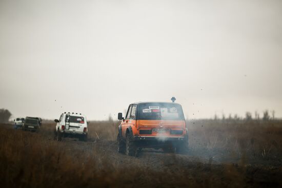 Offroader race in Volgograd Region