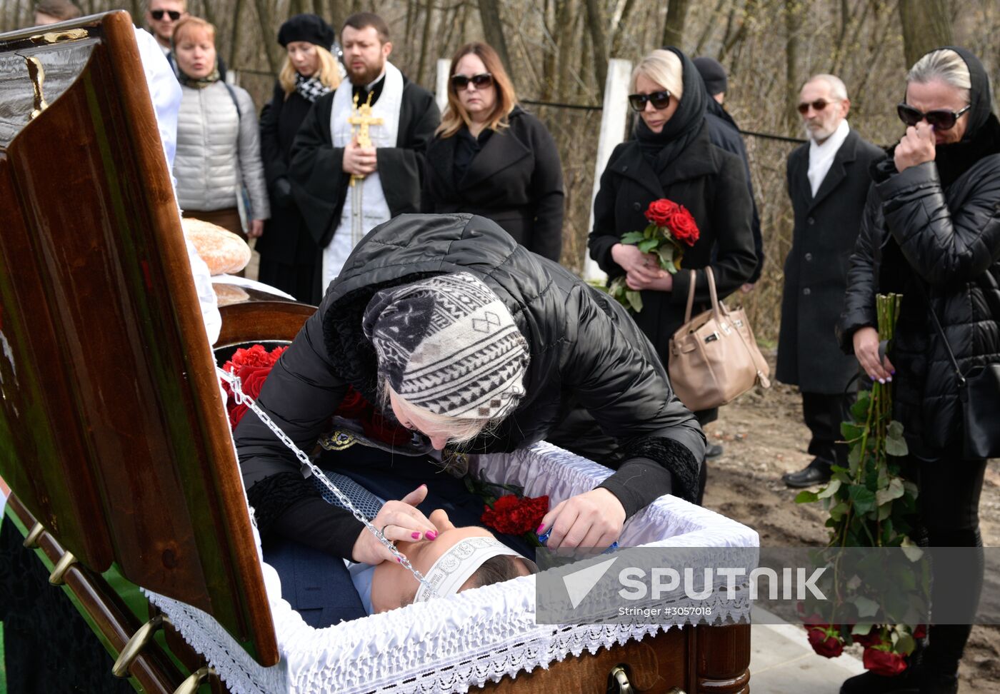 Farewell ceremony for former State Duma deputy Denis Voronenkov in Kiev